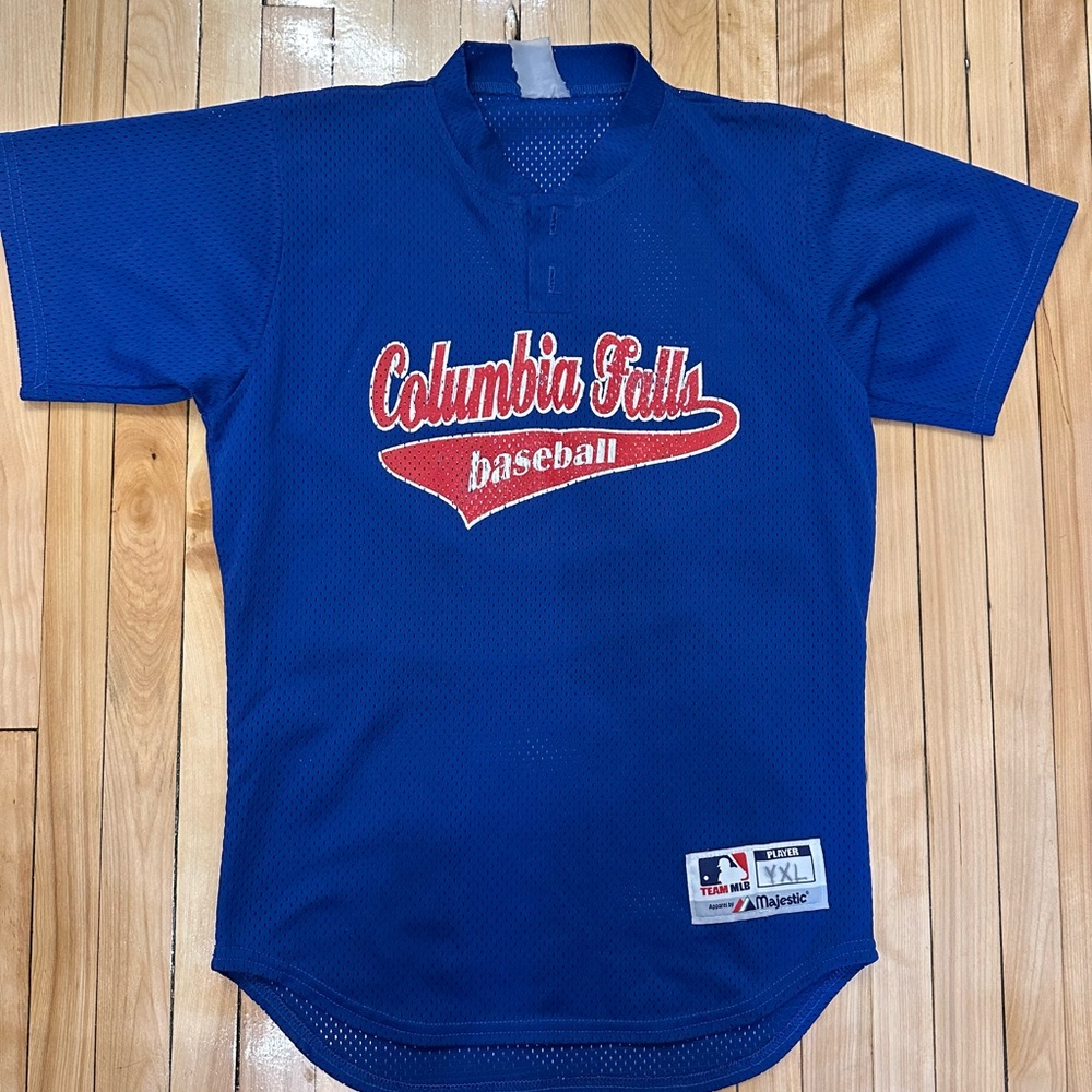 Columbia Falls Baseball Blue Jersey